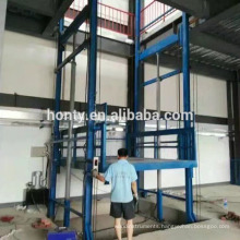 3-10M warehouse guide rail electric hydraulic vertical cargo lift for sale